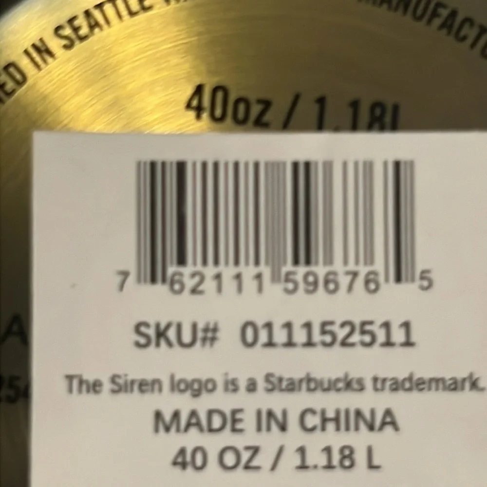 2024 Starbucks Exclusive Stanley Sunset Gradient 40 oz. Mug NEW NEVER USED - Picture 6 of 7